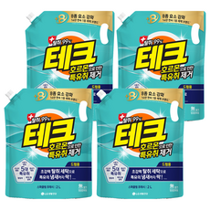 테크 호르몬 특유취 제거 액체세제 드럼용 리필, 4개, 2L