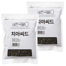 바른곡물 치아씨드, 750g, 2개
