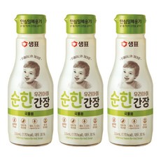 Sempio 膳府 兒童清淡醬油, 200ml, 3瓶