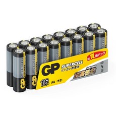 GP Batteries 超霸 超強碳鋅電池 16顆 AA 3號, 1組