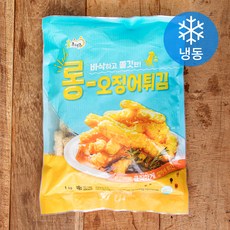 굿프랜즈 롱 오징어튀김 (냉동), 1kg, 1개