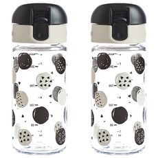 릿첼 AQ 슬림 드링킹 유아용컵 240ml, 2개, 블랙