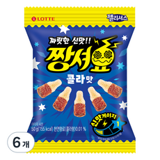 LOTTE 樂天 樂天製菓 核心棒棒軟糖 可樂, 50g, 6個