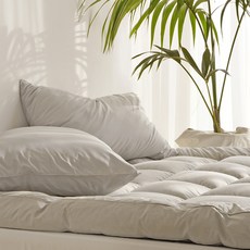 nubizio Irujam巨型純棉床墊, 灰色