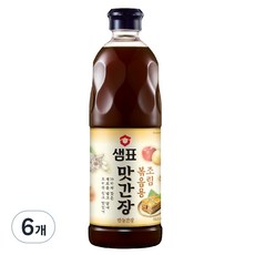 샘표 조림볶음용 맛간장, 860ml, 6개