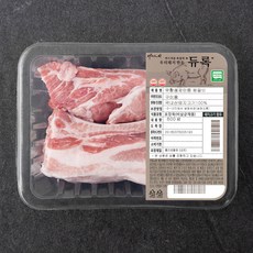 파머스팩 듀록 한돈 무항생제 인증 숄더렉뼈갈비 구이용 (냉장), 600g, 1개