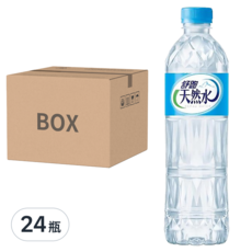 Super Supau 舒跑 天然水, 南投埔里水源, 減塑瓶身設計, 輕巧單瓶裝, 600ml, 24瓶