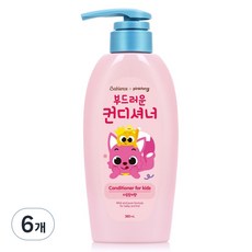 베비언스 핑크퐁 부드러운 컨디셔너 자몽릴리향, 380ml, 6개