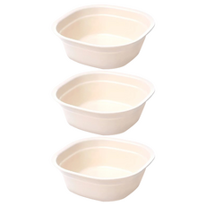 小麥購物 日式簡約洗臉盆 C166 209g 大, 顏色隨機, 3個
