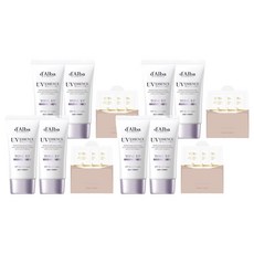 달바 워터풀 톤업 선크림 퍼플 SPF50+ PA++++ 50ml x 2p + 세럼 클렌저 3ml x 3p 세트, 4개