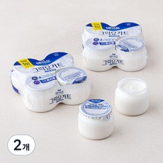 매일바이오 매일 그릭요거트 무가당 플레인 8개입, 80g, 2개
