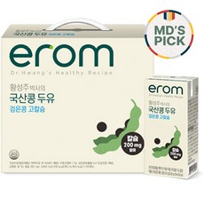 이롬 황성주 박사의 국산콩 두유 검은콩 고칼슘, 190ml, 20개