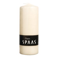 SPAAS 圓柱蠟燭 無香圓柱蠟燭 8 x 20cm