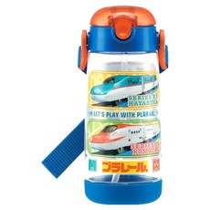 Skater 兒童彈蓋吸管透明塑膠冷水壺, Plarail 鐵道王國, 1個
