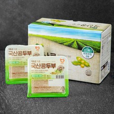 국산 콩두부 찌개 부침겸용, 120g, 8개