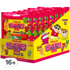 크레용신짱 롤리팝 캔디, 55g, 16개