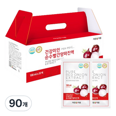 지성식품 빨간양파즙, 100ml, 90개
