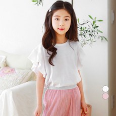 가성비 여아블라우스 할인 상품 BEST 7 8 키즈레시피 여아용 나비셔링 박스 티셔츠