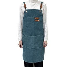 깨비다 바리스타 앞치마, 그린, 1개