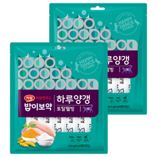 하림펫푸드밥이보약 캣 하루양갱, 토탈웰빙, 224g, 2개