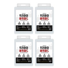 우리아이 강아지 배변패드 최고급형 30매, 4개