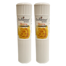 艾詩 Enchanteur 香氛爽身粉 (玫瑰鈴蘭) 黃色 - 200g, 24H持久香氛, 2瓶