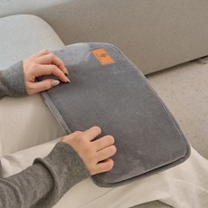 한양의료기 대형 파우치 충전식 온수 찜질기, BCO-04, 그레이