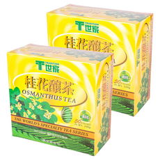 T世家 桂花釀茶 環保包 Set, 50茶包，100克, 2g, 50包, 2盒
