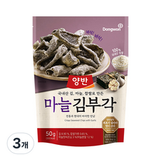 동원 양반 찹쌀 마늘 새우 김부각 50g, 양반 새우김부각50g 10개