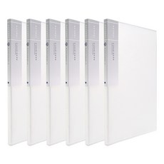 HEEMANGfile 磨砂文件夾, 透明色, 6入