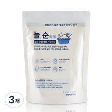 강청 늘순 손빨래용 가루비누 분말세제 본품, 500g, 3개