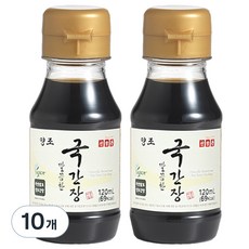 신앙촌 양조 깔끔한 국간장, 120ml, 10개