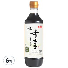 신앙촌 양조 깔끔한 국간장, 860ml, 6개