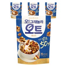 마켓오네이처 오그래놀라 오트 통넛츠 시리얼, 360g, 4개