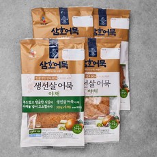 삼호어묵 생선살 야채 4장, 200g, 4개