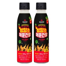 몽고간장 청양초 매운간장 아주매운맛, 330g, 2개