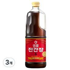 샘표 진간장 S, 1.7L, 3개