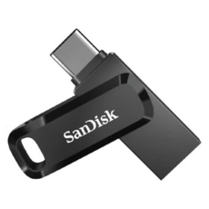 SanDisk 晟碟 Ultra Go USB + Type-C 雙用隨身碟 DC3 黑色, 256GB, 1個