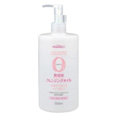 KUMANO 熊野油脂 Pharmaact zero 無添加卸妝油 500ml 溫和卸妝, 1瓶