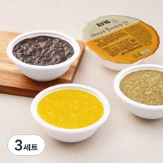 엘빈즈 클래식 냉장 이유식 중기1(만 6~7개월) B세트, (흑임자누룽지죽 + 단호박닭가슴살죽 + 초유시금치당근죽 + 한우배추죽) x 180g, 3세트