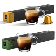 네스프레소 오리지널 에스프레소 볼루토10p 4.5g + 마스터 오리진 인디아10p 5.5g 캡슐커피, 1세트, 4.5 g + 5.5 g, 10개입