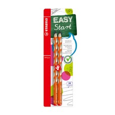STABILO 思筆樂 EASYgraph 洞洞鉛筆, 右手, 三角形石墨鉛筆, 防滑握把, 1組