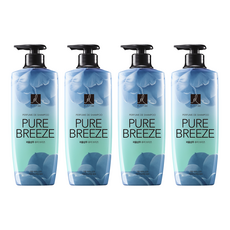 ELASTINE 伊絲婷 Pure Breeze 香水洗髮精，17種胺基酸，長效持香，植物萃取, 600ml, 4瓶