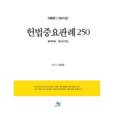 헌법중요판례 250(2021):별책부록: 핵심요약집, 윌비스, 9791166180934, 김유향