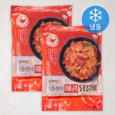 곰곰 춘천식 매콤 닭갈비 (냉동), 1kg, 2개