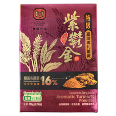 豐滿生技 有機台灣紫鬱金薑黃粉, 150公克, 台灣專利薑黃, 150g, 1罐