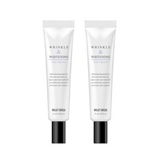 밀키드레스 링클 앤 화이트닝 아이크림, 15ml, 2개