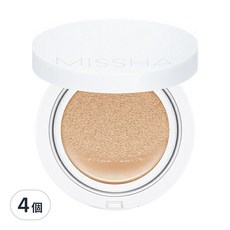 MISSHA 高保濕氣墊粉餅 23, SPF50+/PA+++, No23, 4個