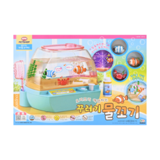 MIMI WORLD 迷你MIMI 開心小魚水族箱, 仿真造型, 音樂撥放, 氧氣氣泡, 魚餌移動, 1盒, 藍色