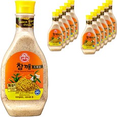 오뚜기 참깨 드레싱, 495g, 12개